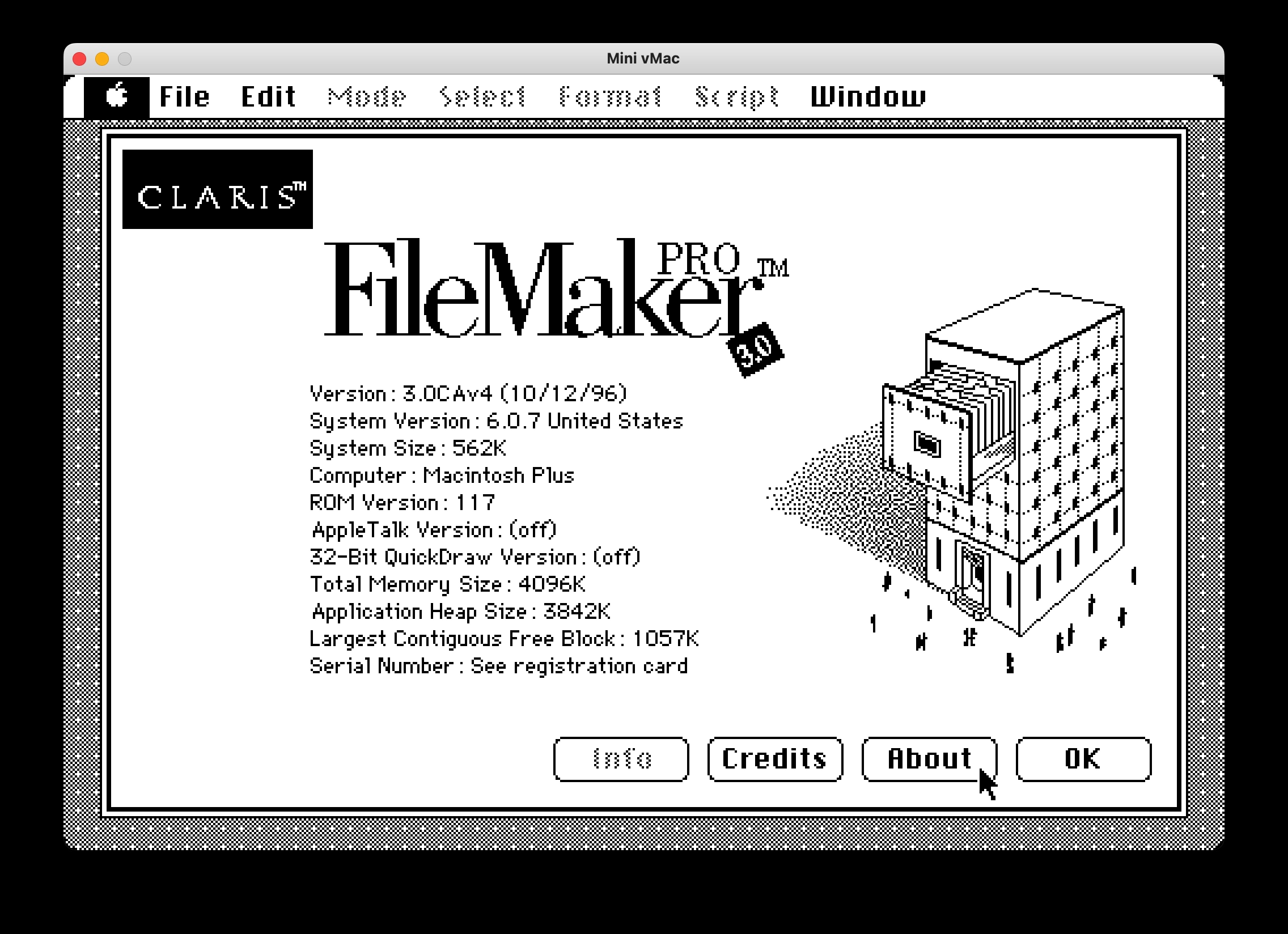 FileMaker About Box